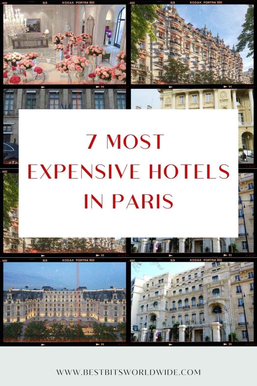 7 Most Expensive Hotels in Paris