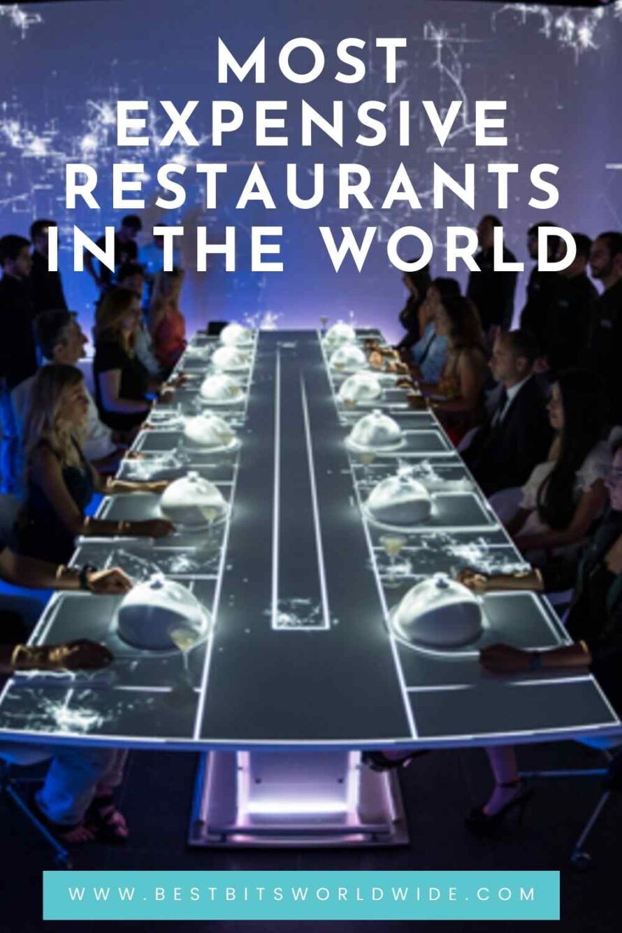 Most expensive restaurants in the world - PIN